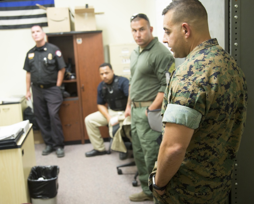 Newest chief of police aboard MCLBB is a Marine officer