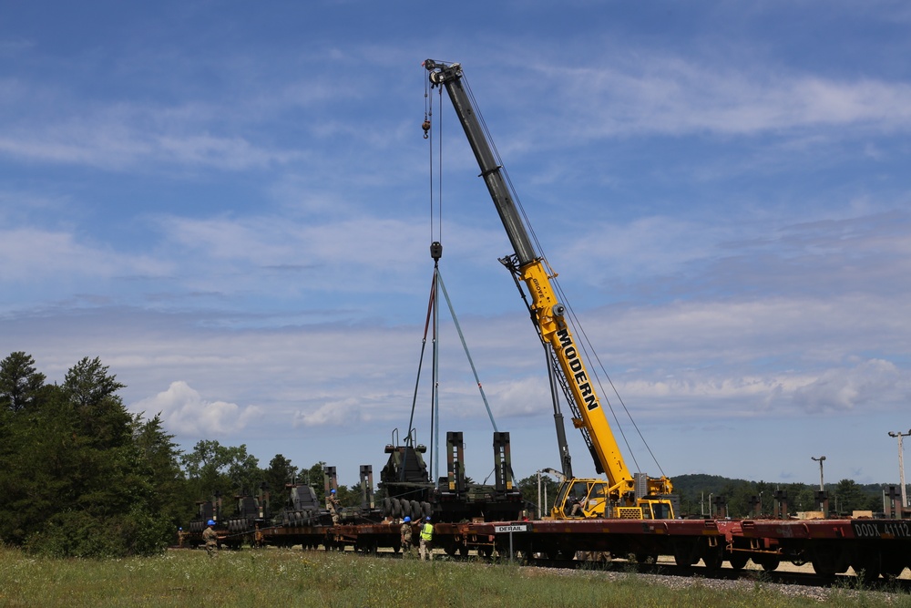 1158th Transportation Company completes rail movement at Fort McCoy