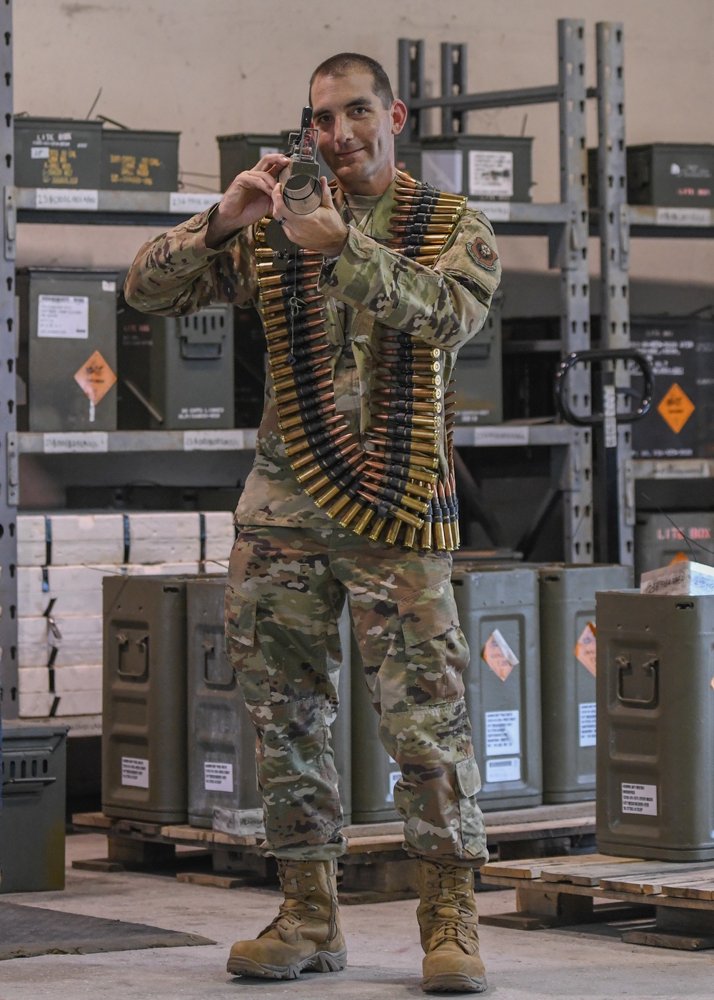 Maintenance Commander poses for Hero Shot