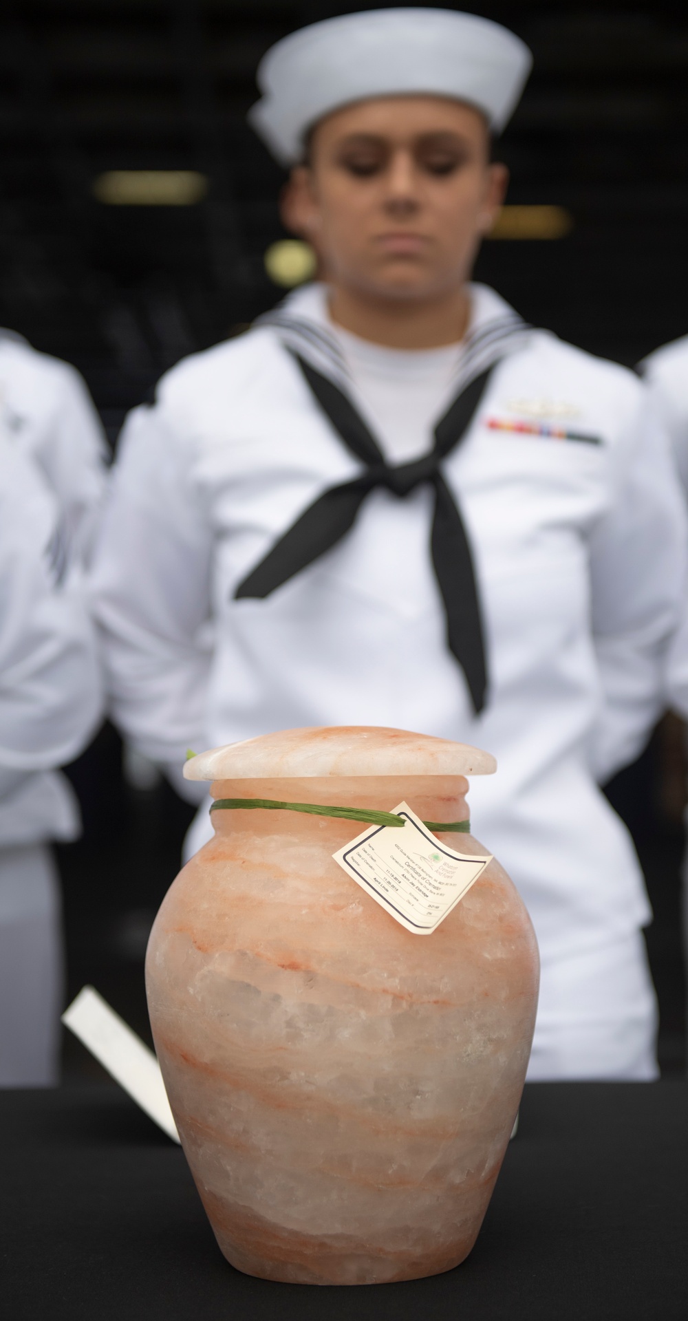 Nimitz Sailors Conduct Burial at Sea