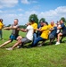 Future Sailors and their recruiters participate in a Family Day event.