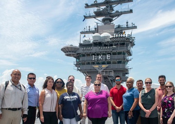 NCAP Tour Aboard IKE