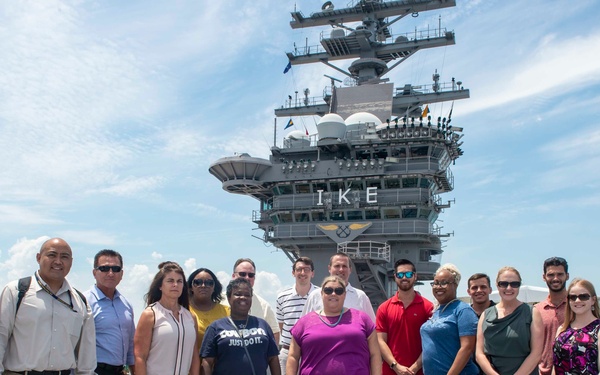 NCAP Tour Aboard IKE