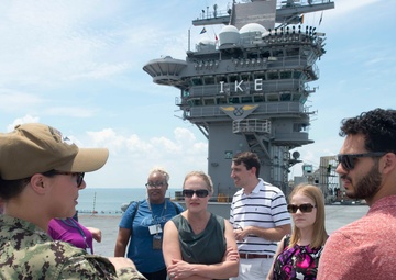 NCAP Tour Aboard IKE