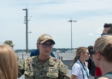 NCAP Tour Aboard IKE
