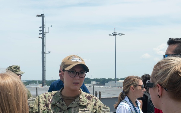 NCAP Tour Aboard IKE