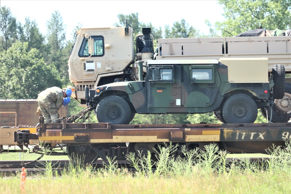 DVIDS - Images - 1158th Transportation Company completes rail movement ...