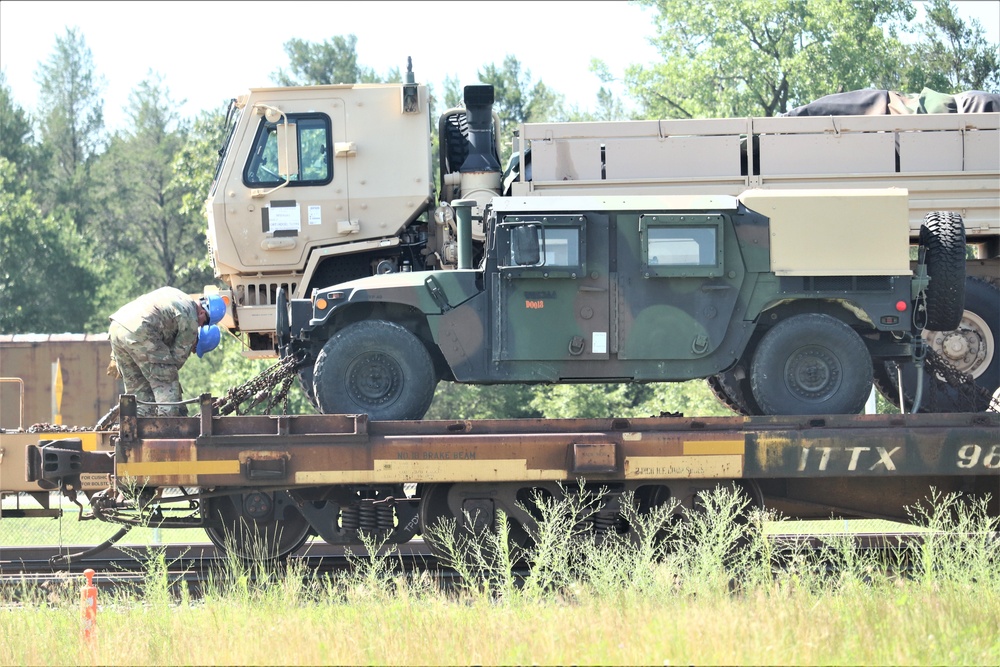 DVIDS - Images - 1158th Transportation Company completes rail movement ...