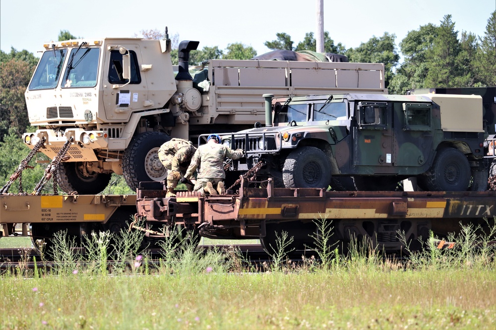 DVIDS - Images - 1158th Transportation Company completes rail movement ...