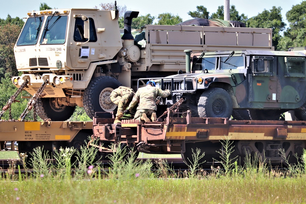 DVIDS - Images - 1158th Transportation Company completes rail movement ...