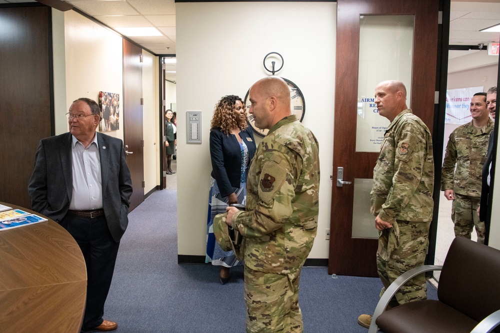 97 AMW welcomes retired general and ODVA director