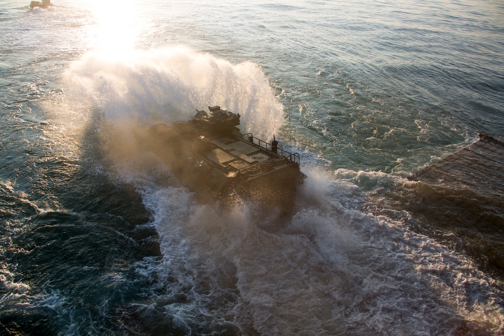 Amphibious Assault Vehicles Ship-to-Shore Movement