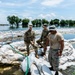 Illinois National Guard General visits East Cape Girardeau, Illinois.