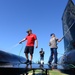 Airmen and former maintainers wash SR-71 Blackbird