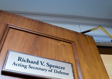 U.S. Secretary of the Navy Spencer assumes responsiblies of SD as Secretary Esper begins confirmation