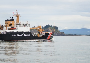 Coast Guard Cutter Elm arrives in Astoria