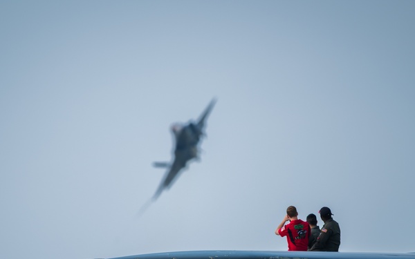 F-35 Demo Team performs at Arctic Lightning Airshow