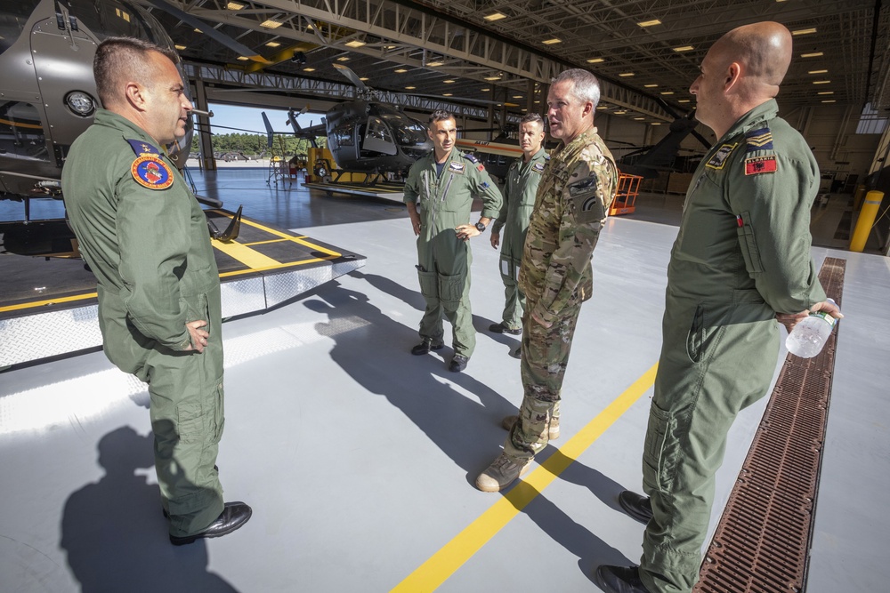 NJ Guard aviators work with Albanian flight crews