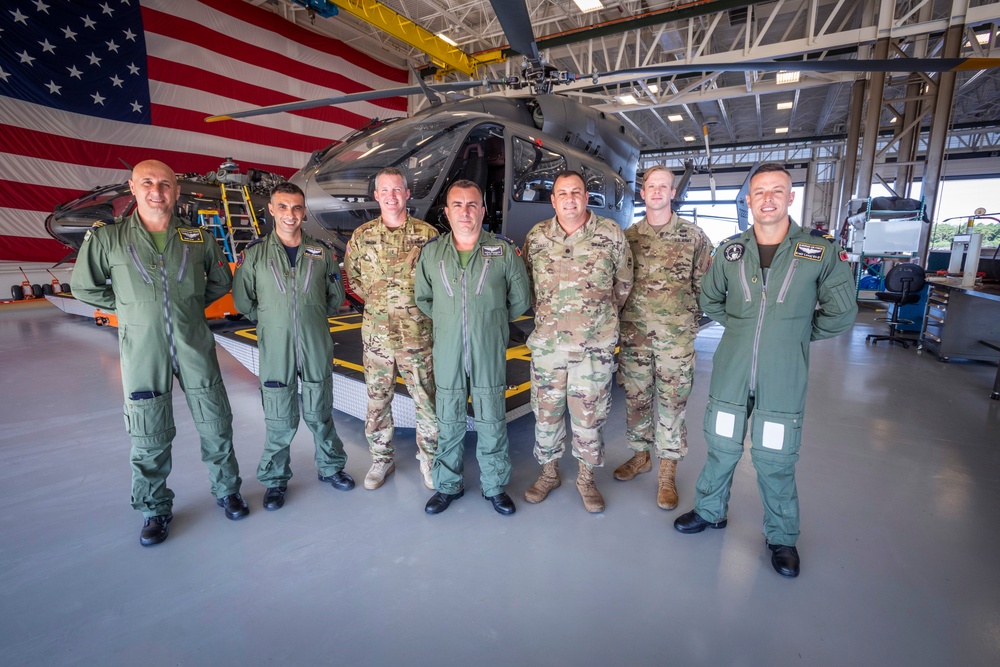 NJ Guard aviators work with Albanian flight crews