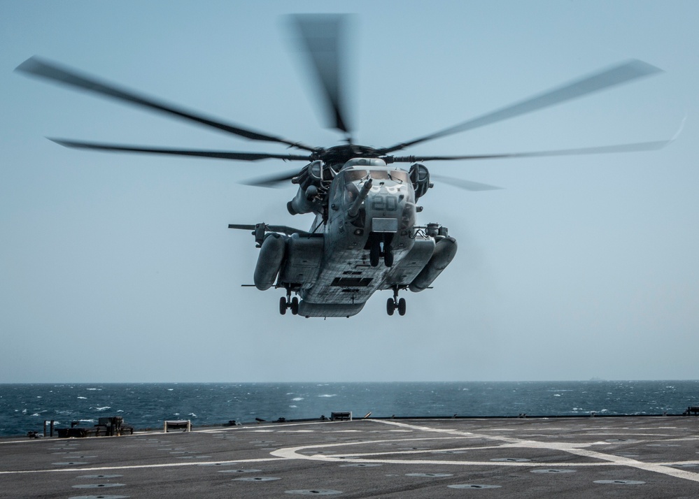 11th MEU Flight Ops aboard the USS Harpers Ferry