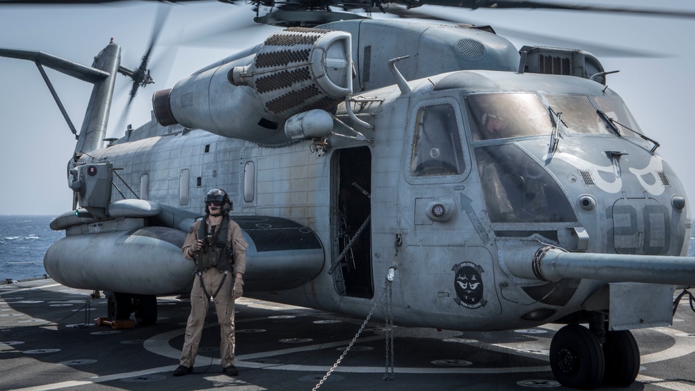 11th MEU Flight Ops aboard the USS Harpers Ferry