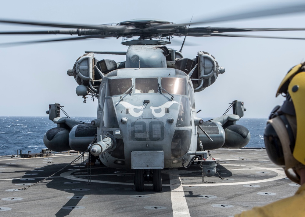 11th MEU Flight Ops aboard the USS Harpers Ferry