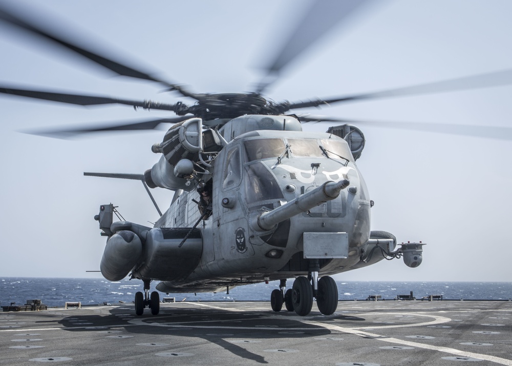 11th MEU Flight Ops aboard the USS Harpers Ferry