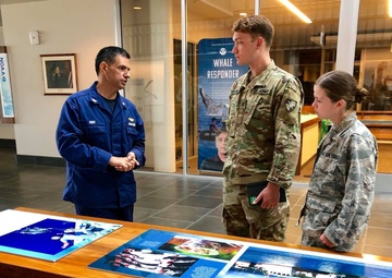JTWC Cadet Interns Tour NOAA Building and Pacific Tsunami Warning Center