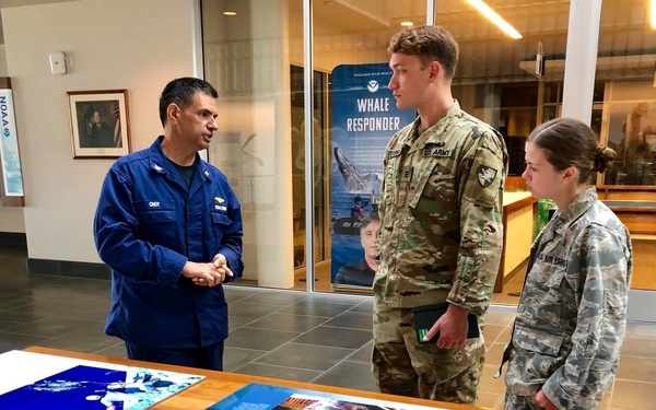 JTWC Cadet Interns Tour NOAA Building and Pacific Tsunami Warning Center