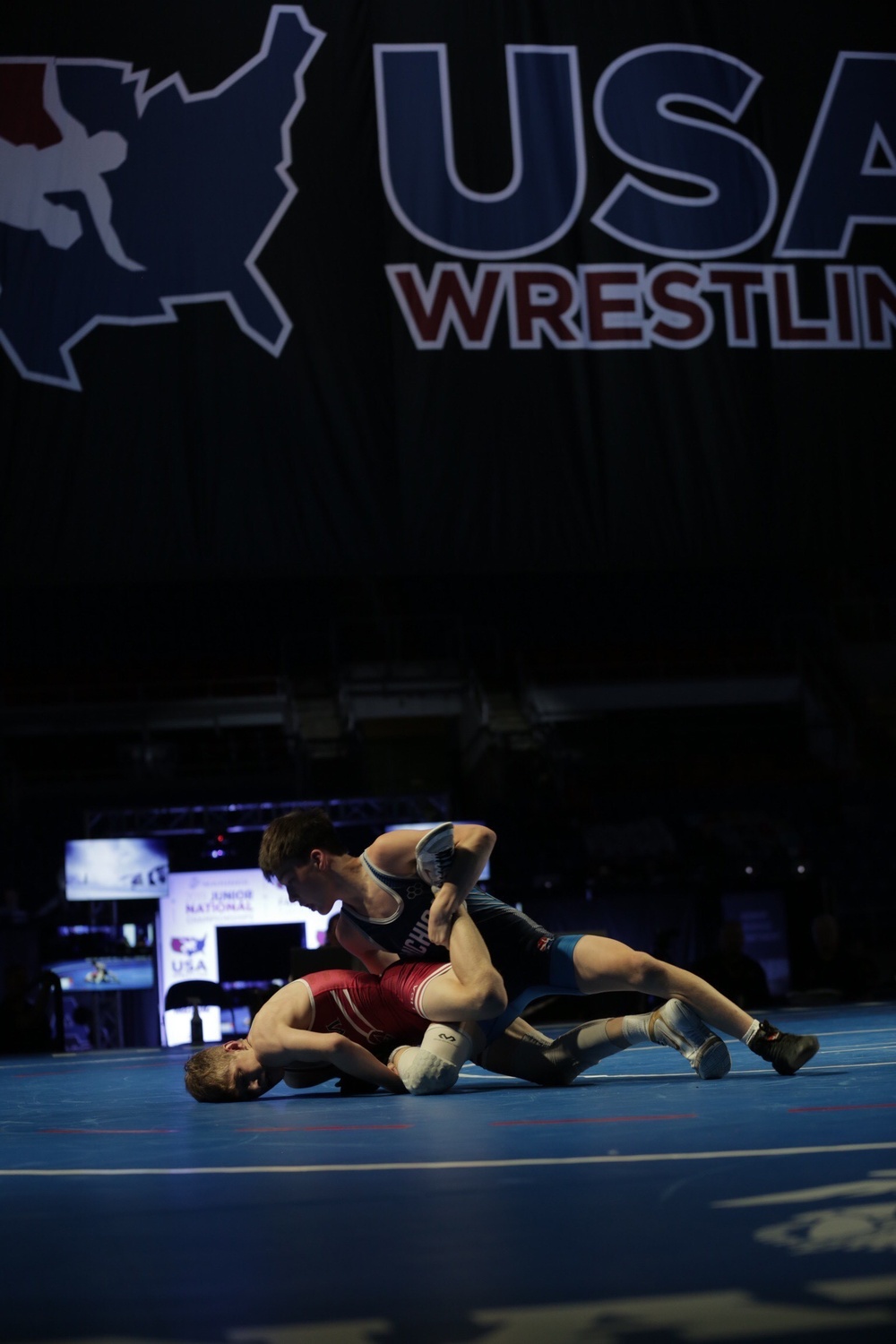 Marines support wrestlers at USMC National Championships