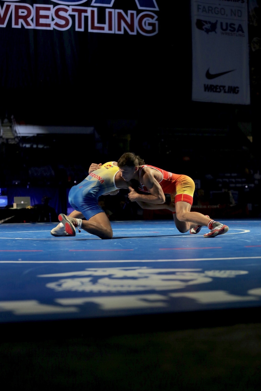 Marines support wrestlers at USMC National Championships