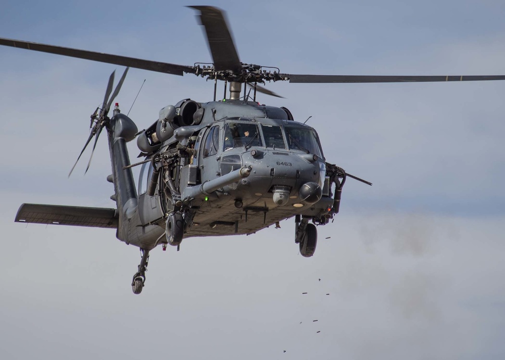 HH-60G Pave Hawk helicopter participates in Gunsmoke