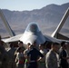 F-22 Raptor fighter jet participates in quarterly load crew competition