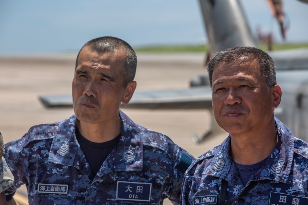 JMSDF Visits MCAS Futenma