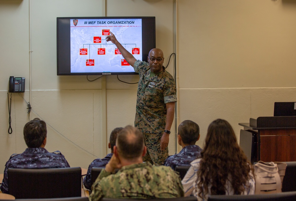 JMSDF Visits MCAS Futenma