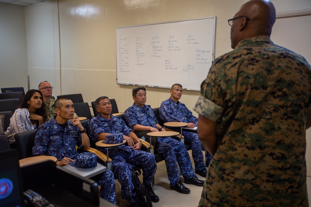 JMSDF Visits MCAS Futenma