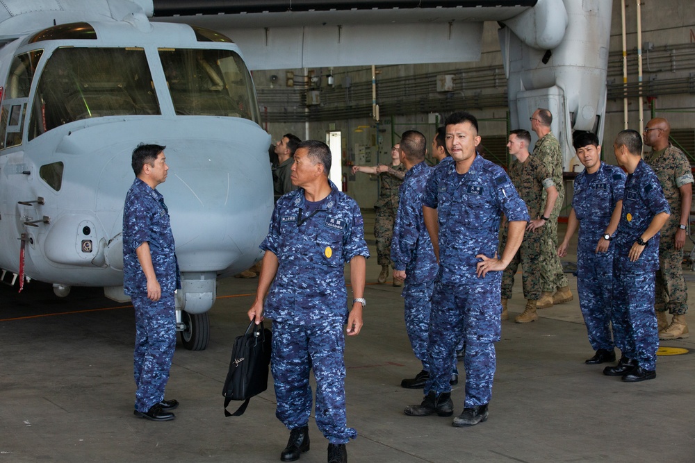 JMSDF Visits MCAS Futenma