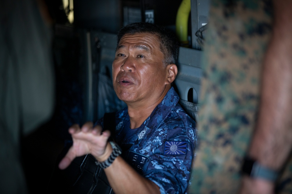 JMSDF Visits MCAS Futenma