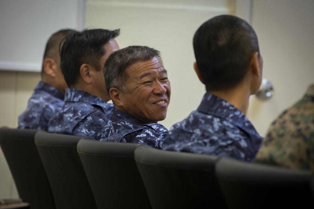 JMSDF Visits MCAS Futenma