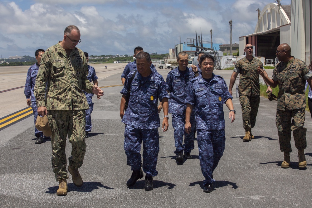 JMSDF Visits MCAS Futenma