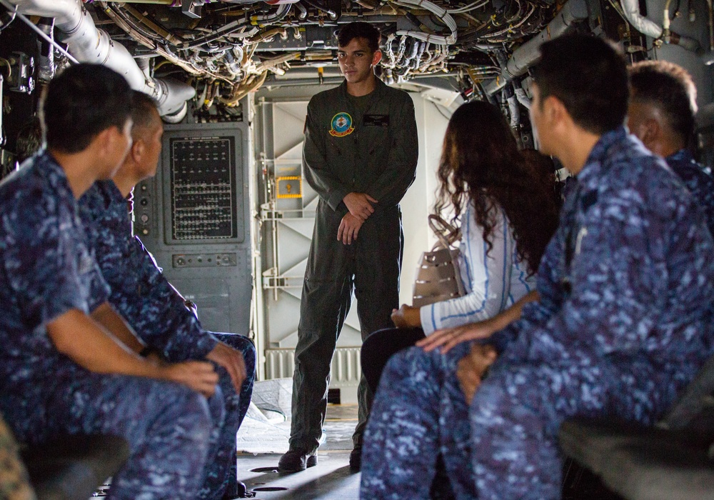 JMSDF Visits MCAS Futenma