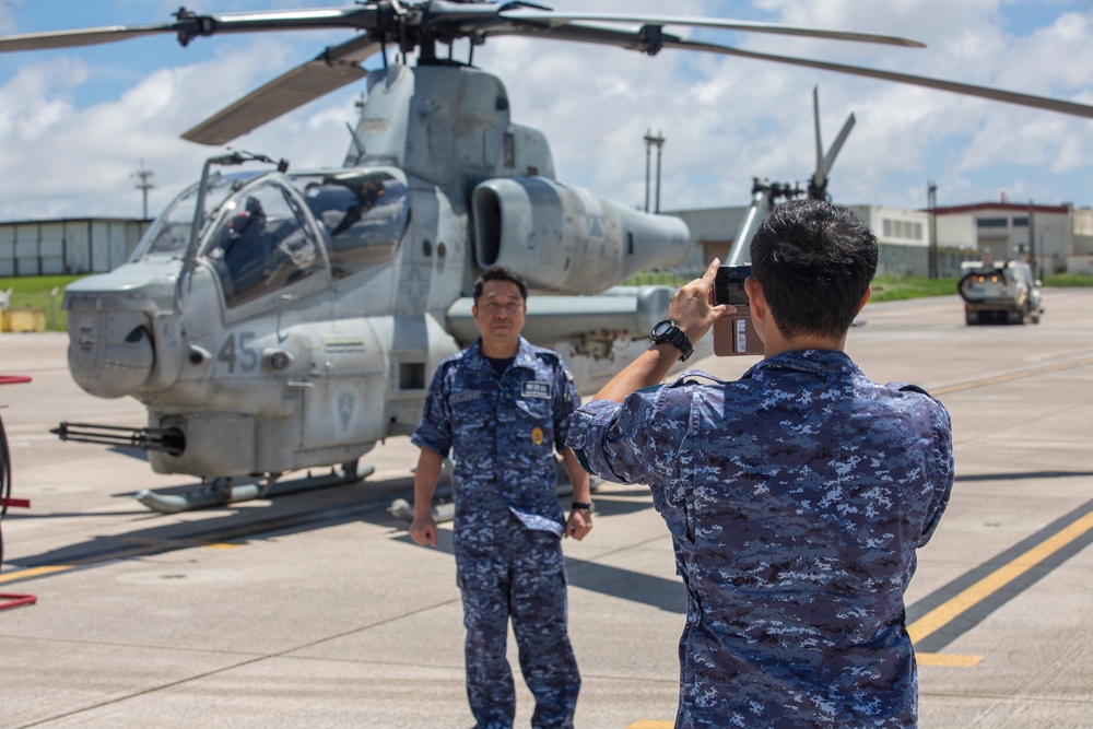 JMSDF Visits MCAS Futenma