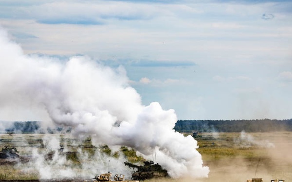 Battle Group Poland participates in epic local military event, “Tank Battle”