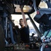 Inspecting Stabilitator System on MH-60S Sea Hawk