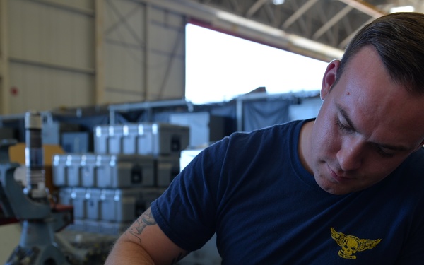 Spindle Inspection for MH-60S Sea Hawk