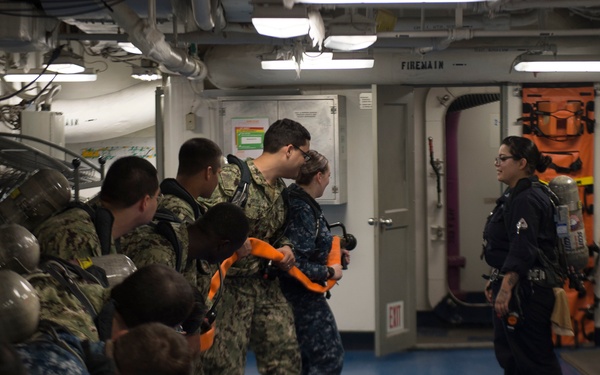 GHWB Sailor Leads Training