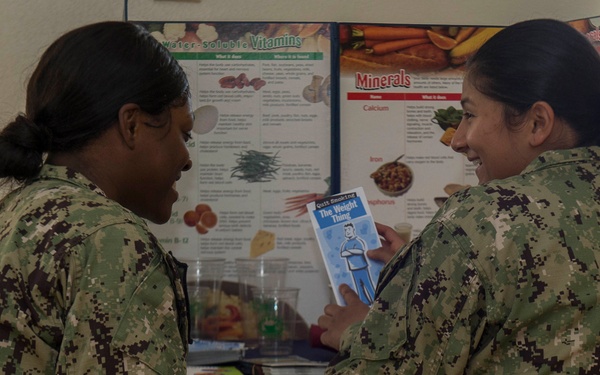GHWB Sailors Attend Health Fair