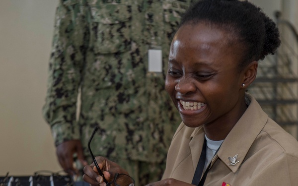 GHWB Sailor Attends Health Fair
