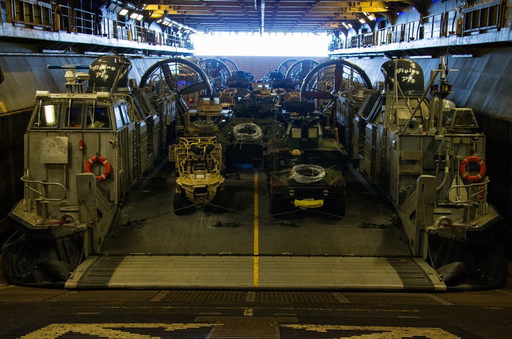 31st MEU departs USS Wasp as part of multinational amphibious assault