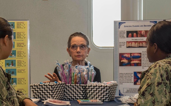GHWB Sailors Attend Health Fair